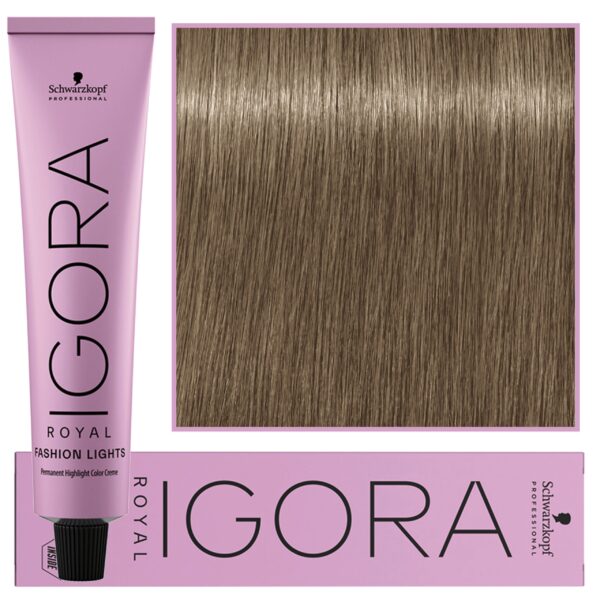 Schwarzkopf Professional Igora Royal Fashion Lights – nadająca blasku farba do włosów, 60ml L-24 | Blond Miedziano Beżowy