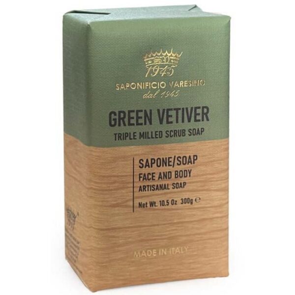 Saponificio Varesino Green Vetiver mydło toaletowe 300g (papier)
