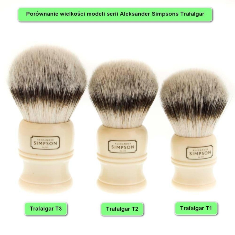 Simpson Trafalgar T3 pędzel do golenia syntetyk L (duży)
