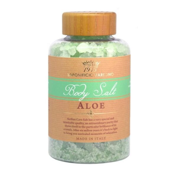 Saponificio Varesino Sycylijska sól do kąpieli Aloes (Aloe Body Salt) 500g