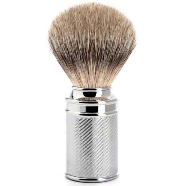 Muhle DE 091M89 pędzel do golenia borsuk SILVERTIP metal