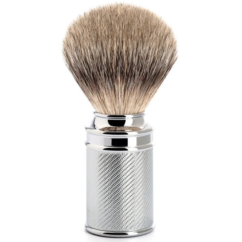 Muhle DE 091M89 pędzel do golenia borsuk SILVERTIP metal
