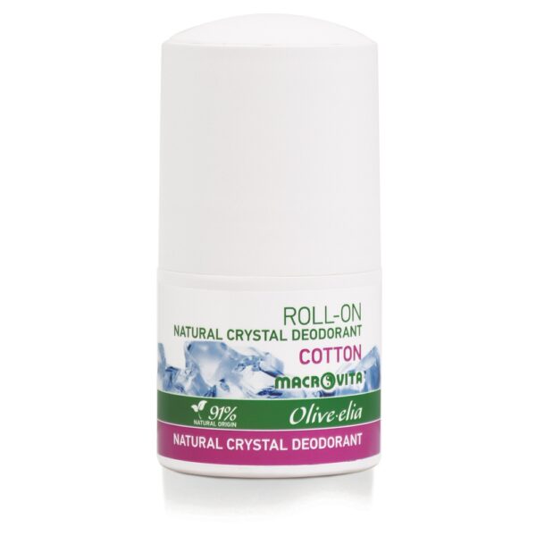 Macrovita Olive.elia naturalny dezodorant w kulce z kryształem Cotton 50ml
