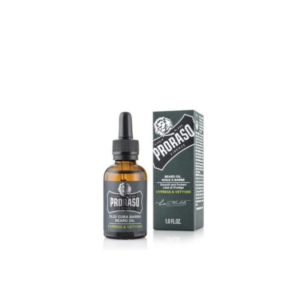 Proraso BEARD OIL Cypres & Vetyver olejek do brody i wąsów 30 ml