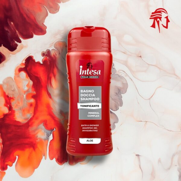Intesa Men ALOE 2w1 tonizujący szampon i żel pod prysznic 500ml (duży)