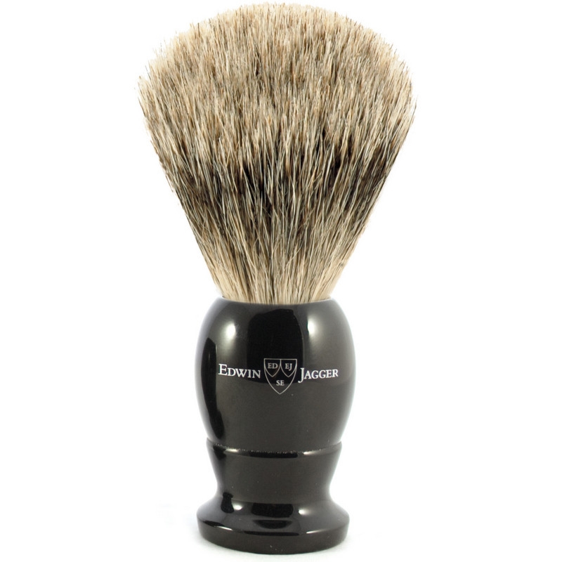 Edwin Jagger 1EJ876 pędzel do golenia borsuk BEST czarny
