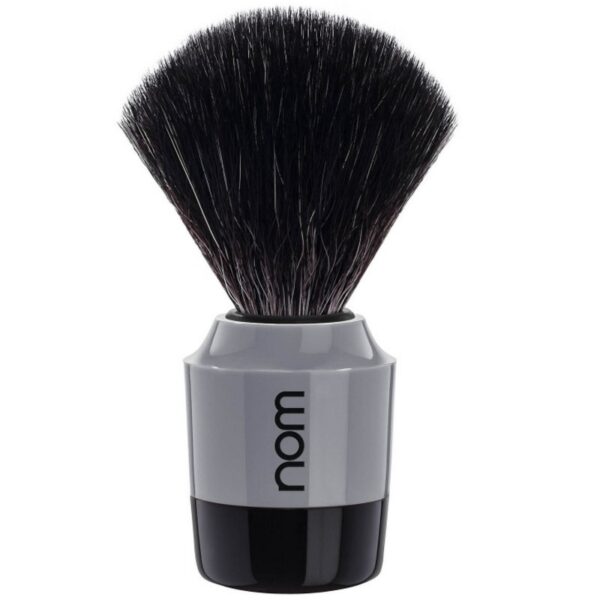 nom MARTEN 21GR pędzel do golenia syntetyk BLACK FIBRE szaro-czarny