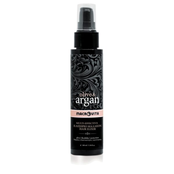 Macrovita Olive & Argan Multi-Effective Hair Elixir eliksir do włosów z olejkiem arganowym 100ml