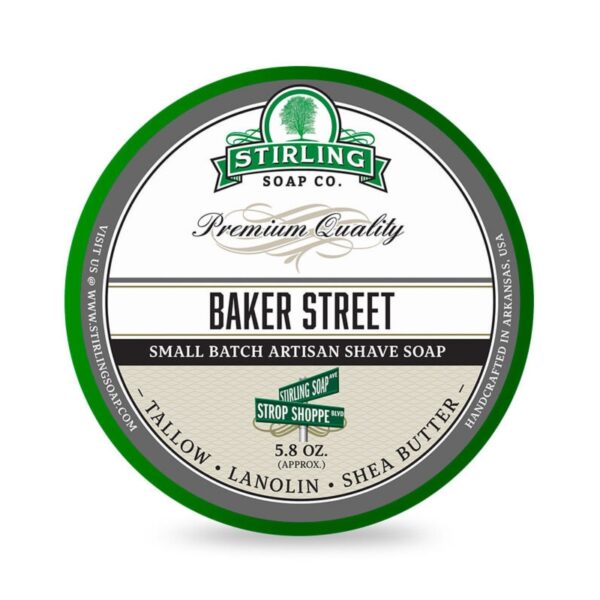 Stirling Baker Street mydło do golenia w tyglu 170ml