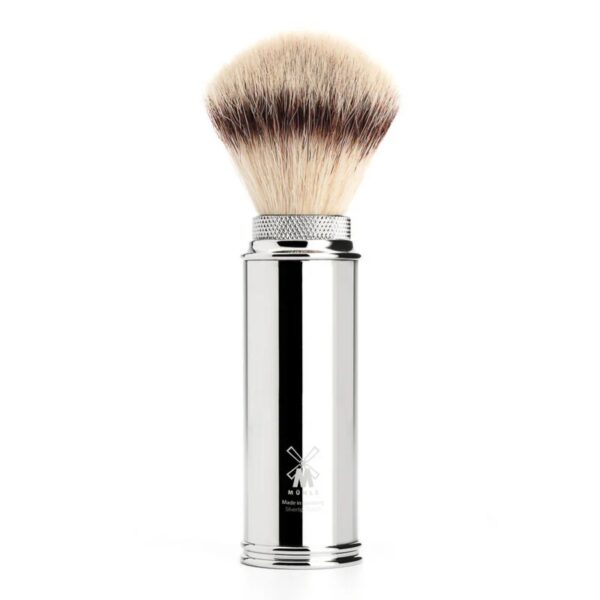 Muhle 31M20 podróżny pędzel do golenia chromowany metal