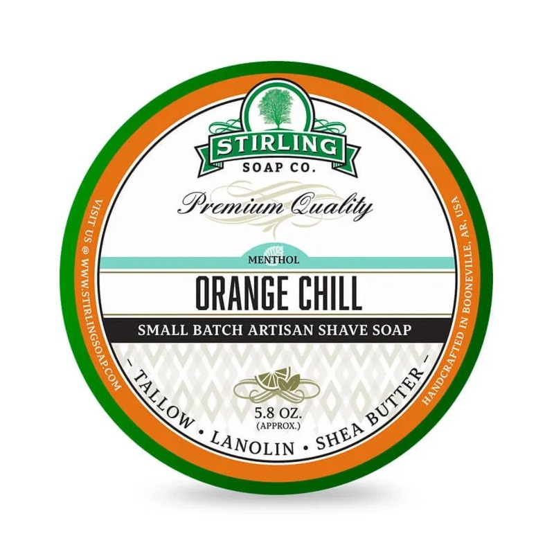 Stirling Orange Chill mydło do golenia w tyglu 170ml
