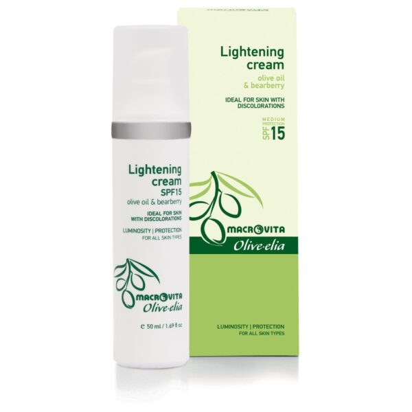 Macrovita Olive.elia krem rozjaśniający przebarwienia z bio-oliwą i mącznicą lekarską 50ml