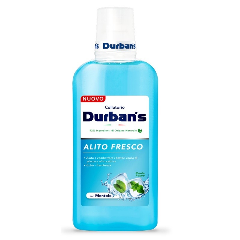 Durban's Świeży oddech Menta Polare płyn do płukania jamy ustnej 500ml