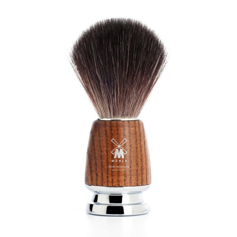 Pędzel do golenia Muhle RYTMO 21H220, syntetyk BLACK FIBRES, jesion
