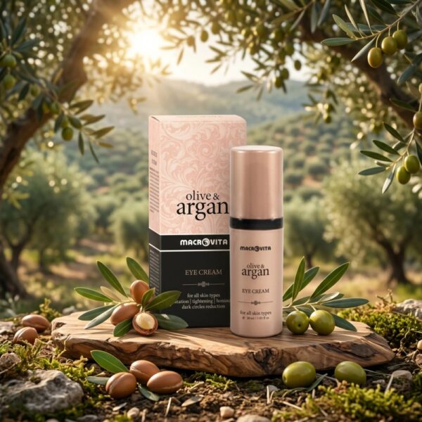 Macrovita Olive & Argan naturalny krem rozświetlający pod oczy TimeCode™ Formula 30ml