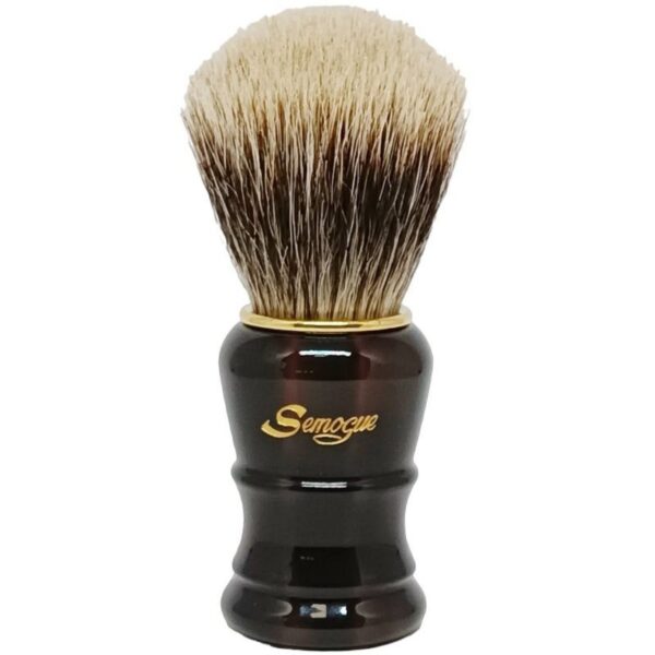 Semogue Pegasus C7 pędzel do golenia borsuk Finest, skorupa żółwia