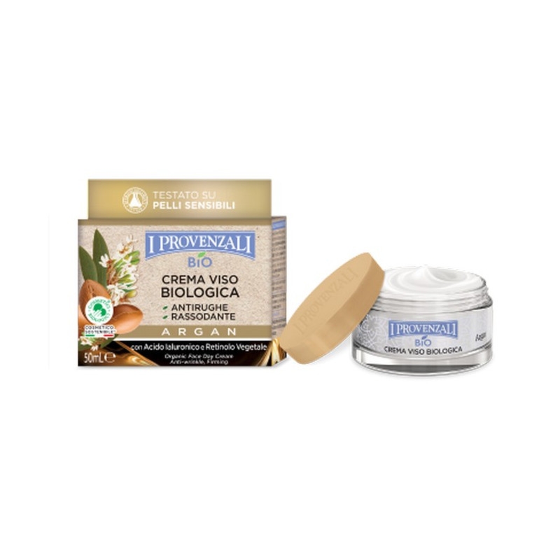I Provenzali Organic Argan krem do twarzy przeciw zmarszczkowy 50ml