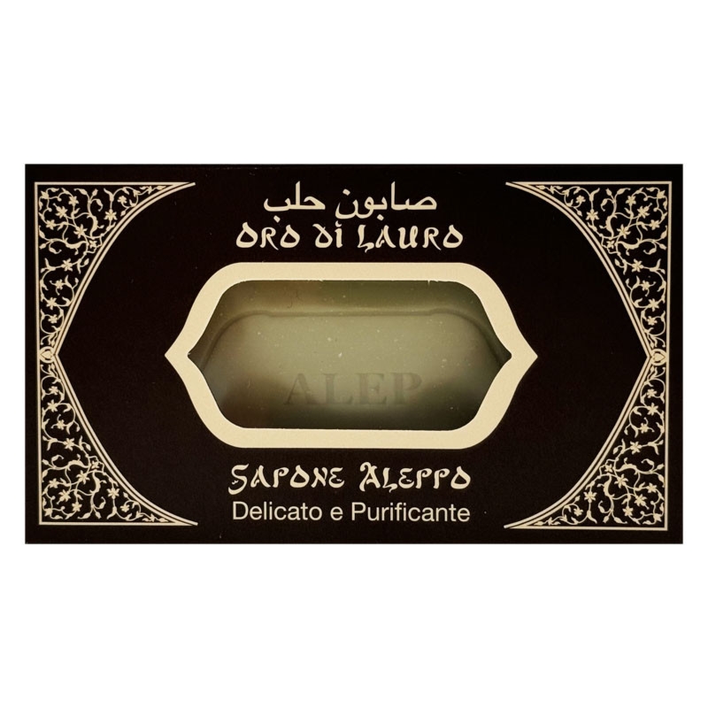 I Provenzali Aleppo Złoto Laurowe naturalne mydło oczyszczające 125g