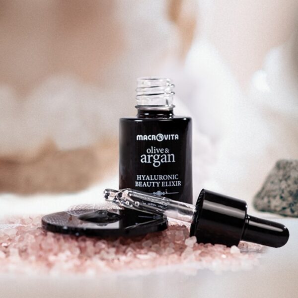 Macrovita Olive & Argan Hialuronowy Eliksir Piękna z arganowymi komórkami macierzystymi 15ml