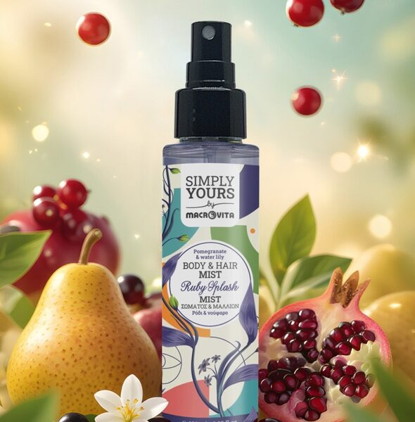Macrovita mgiełka do ciała i włosów Ruby Splash granat i lilia wodna 100ml