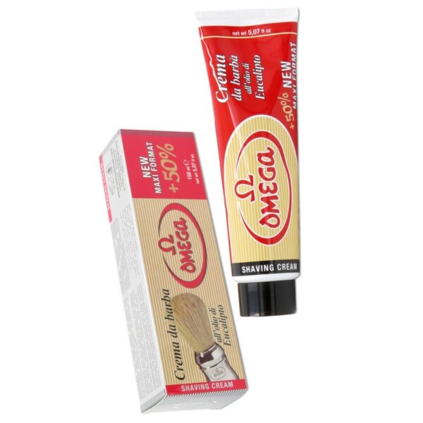 OMEGA Crema da barba - krem do golenia w tubce 150ml