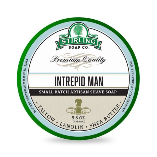 Stirling Intrepid Man mydło do golenia w tyglu 170ml