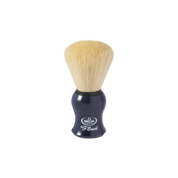 Omega S10065DB pędzel do golenia syntetyk S-Brush granat