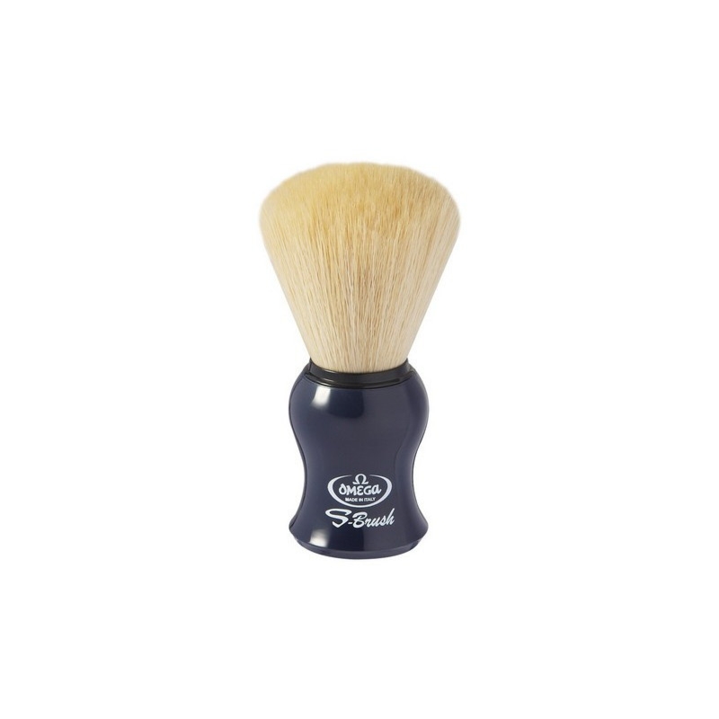 Omega S10065DB pędzel do golenia syntetyk S-Brush granat
