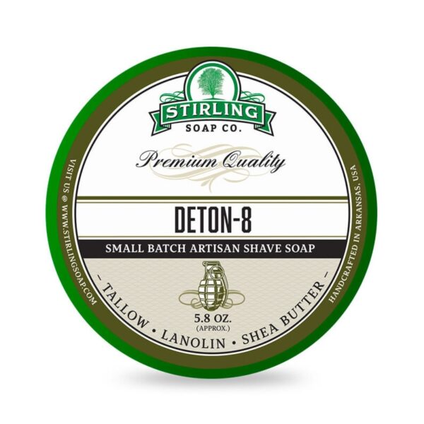 Stirling deton-8 mydło do golenia w tyglu 170ml