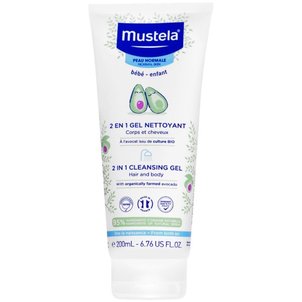 Mustela 2in1 Cleansing Gel - żel do mycia dla dzieci, 200ml