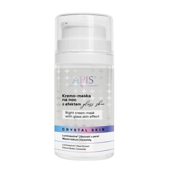 Kremo-maska na noc z efektem „glass skin” - Apis Crystal Skin - 50 ml