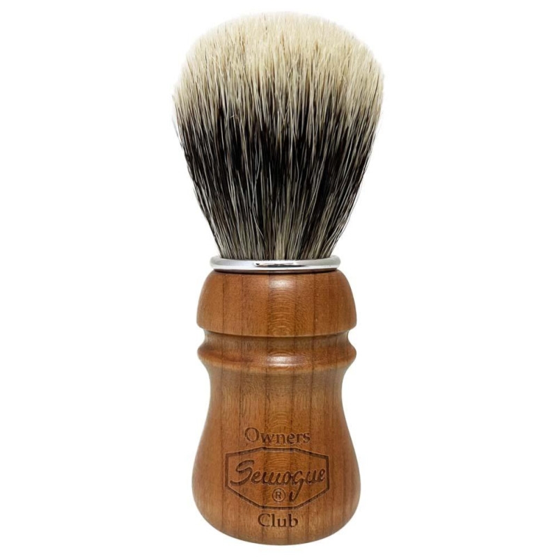 Semogue SOC Finest Mix Cherry Wood pędzel do golenia borsuk i szczecina