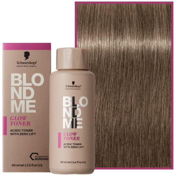 Schwarzkopf BlondMe Glow Toner – profesjonalny toner do włosów blond, 60 ml 9,5-81 | Strawberry - Truskawkowy