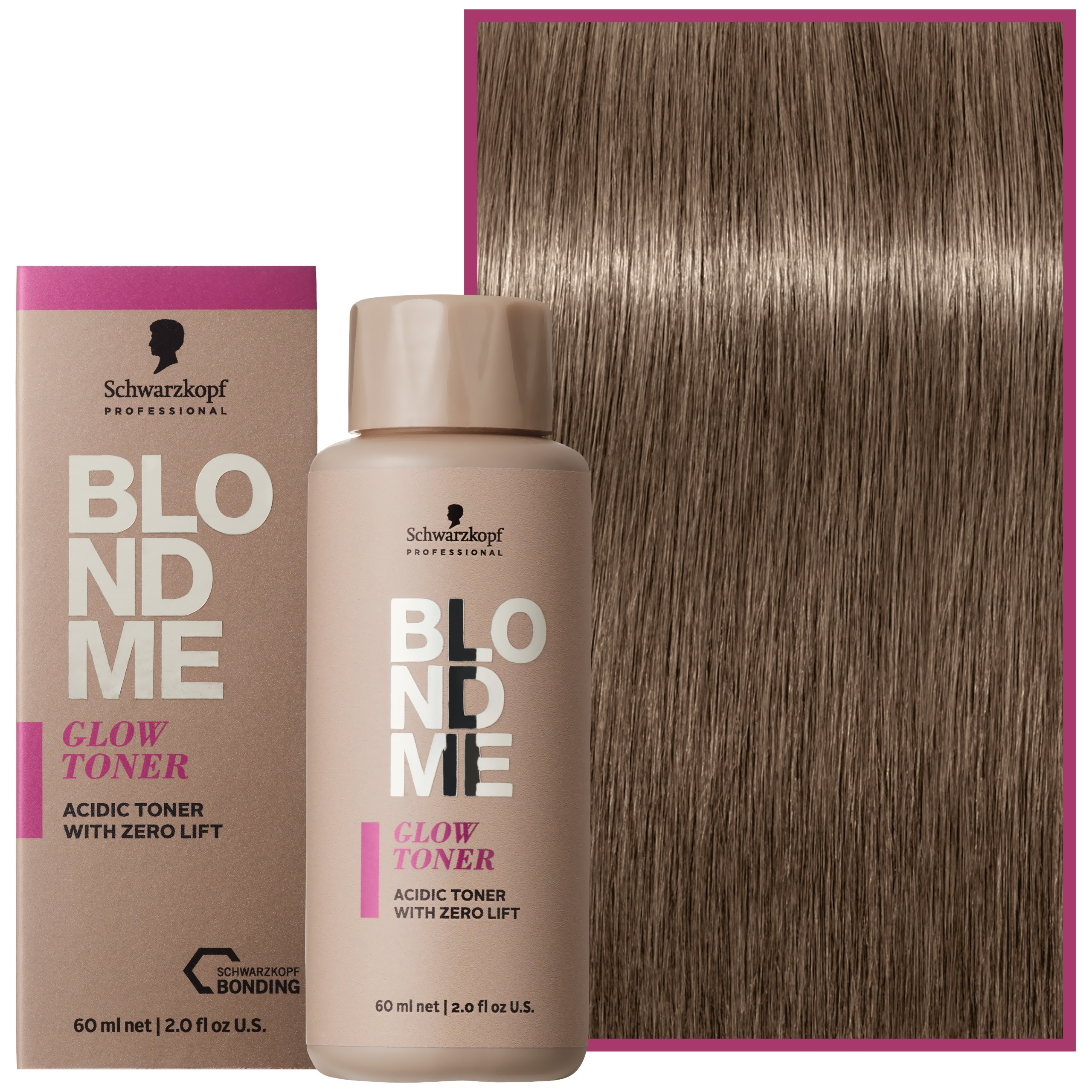 Schwarzkopf BlondMe Glow Toner – profesjonalny toner do włosów blond, 60 ml 9,5-81 | Strawberry - Truskawkowy