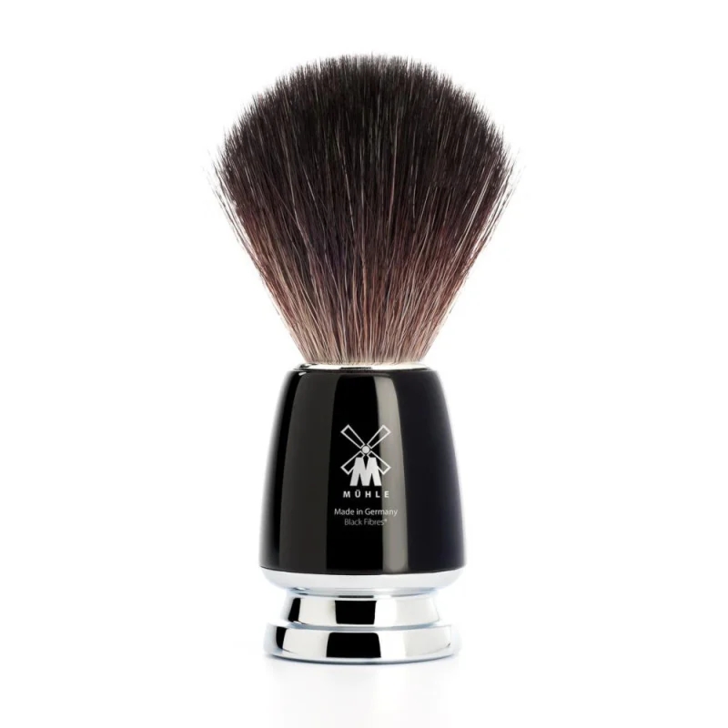 Muhle RYTMO 21M226 pędzel do golenia syntetyk BLACK FIBRES czarny