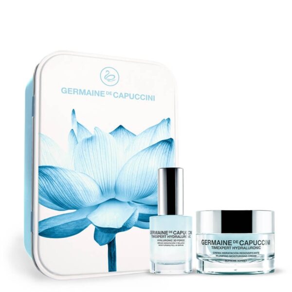ZESTAW Germaine de Capuccini - Timexpert Hydraluronic SUPREME - Krem nawilżająco - wypełniający 50 ml + Serum nawilżająco-wypełniające 30 ml