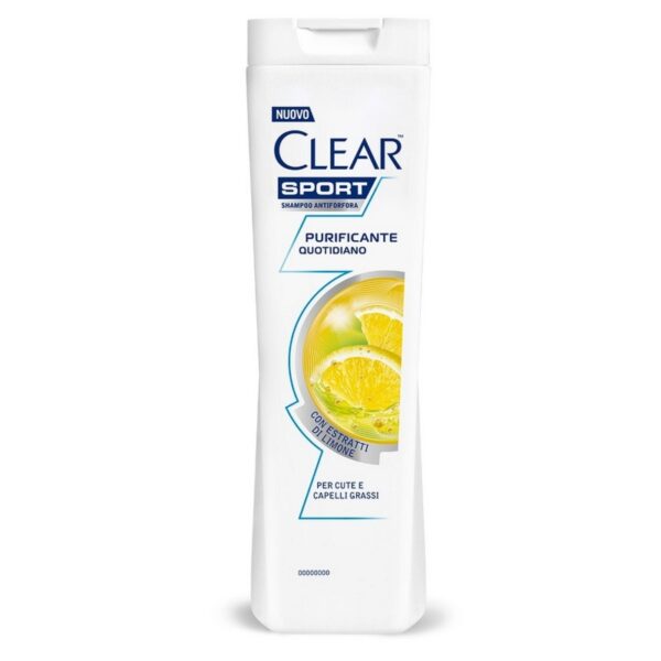 Clear Sport Cytryna szampon do włosów oczyszczający 225ml