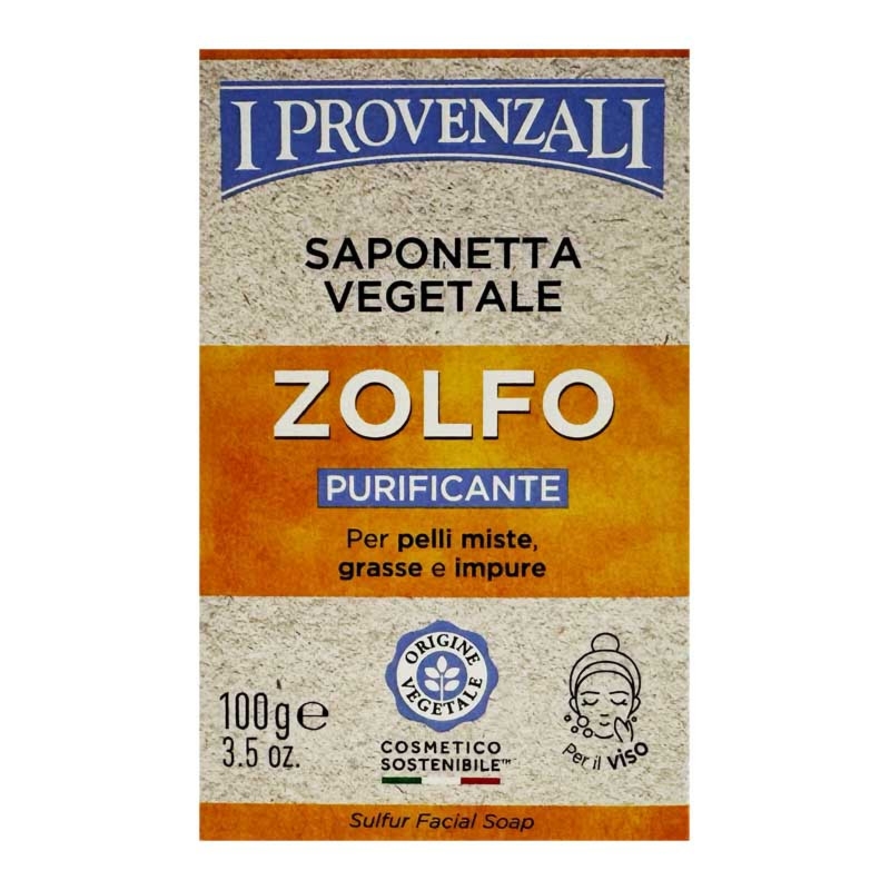 I Provenzali ZOLFO oczyszczające mydło z siarką 100g