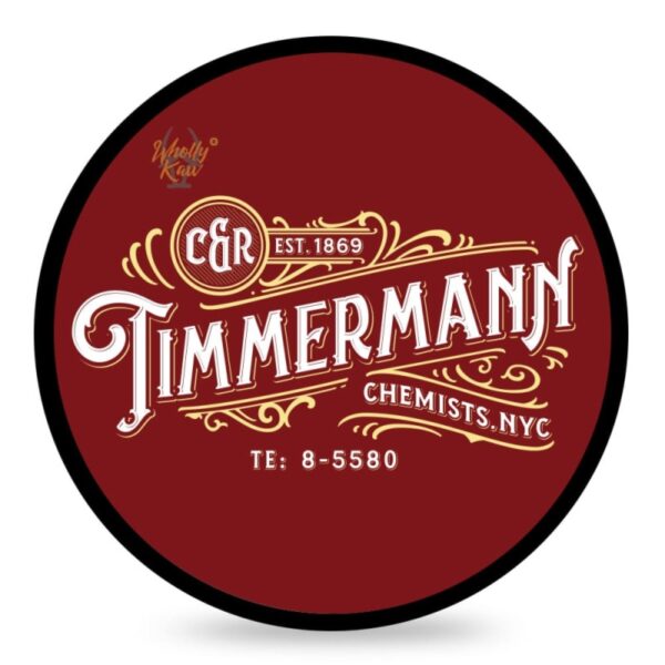 Wholly Kaw Timmermann Red mydło do golenia w tyglu 114g
