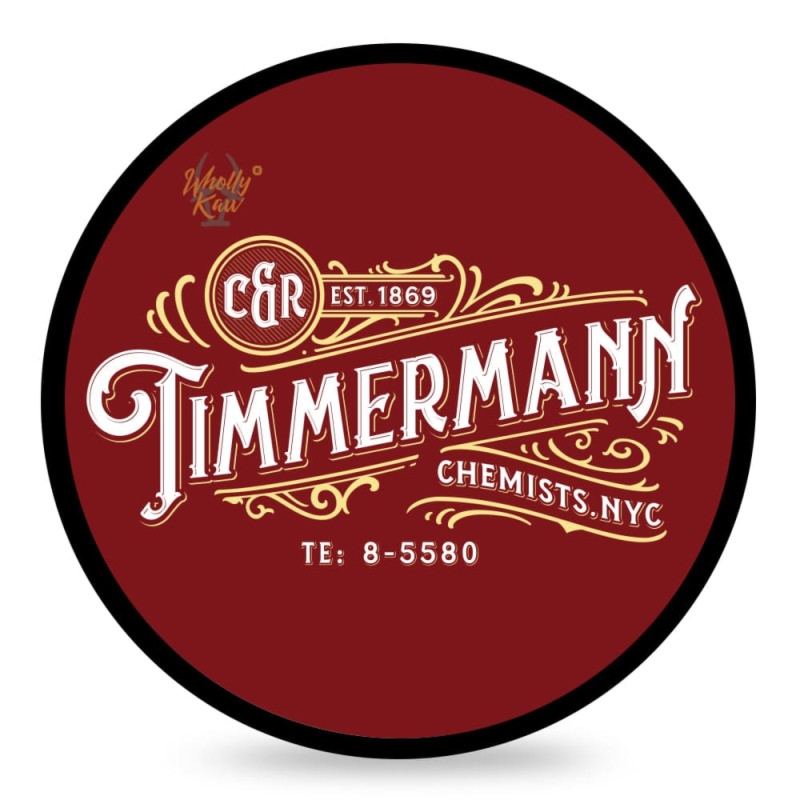 Wholly Kaw Timmermann Red mydło do golenia w tyglu 114g