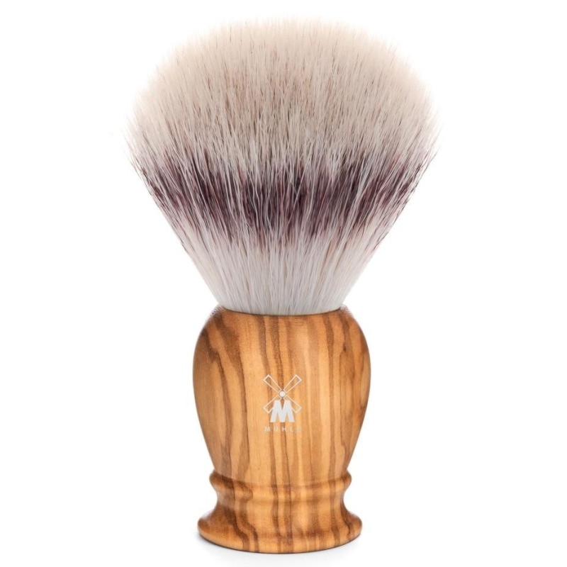 Pędzel do golenia Muhle CLASSIC 35H250, syntetyk SILVERTIP FIBRES, drzewo oliwne