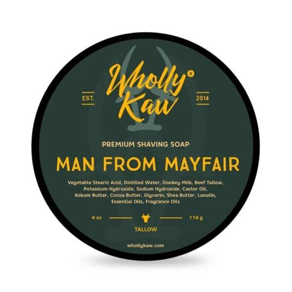 Wholly Kaw Man from Mayfair mydło do golenia w tyglu 114g