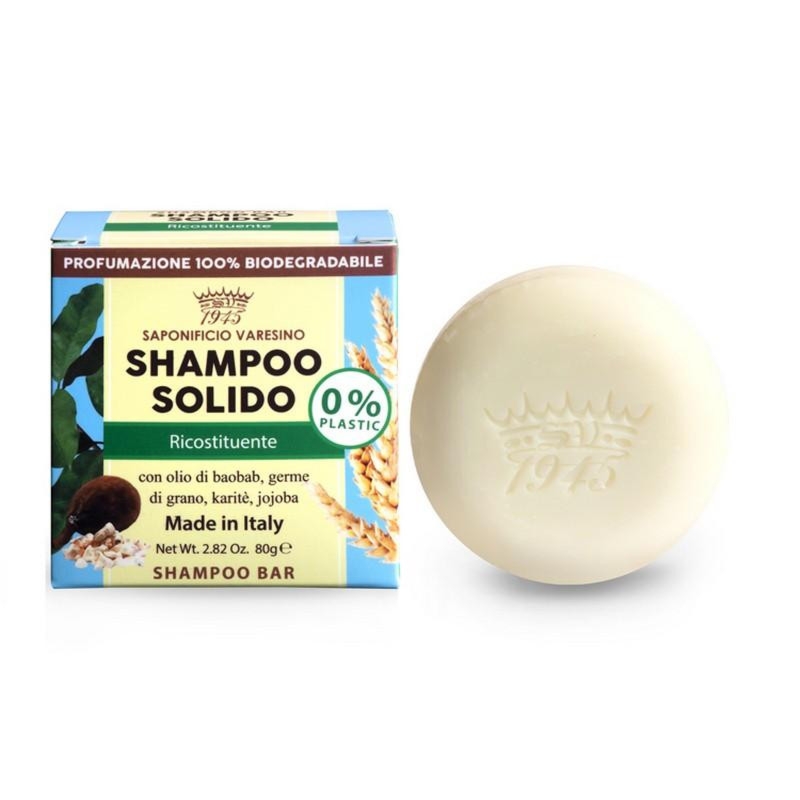 Saponificio Varesino Odbudowujące mydło do mycia włosów w kostce 80g