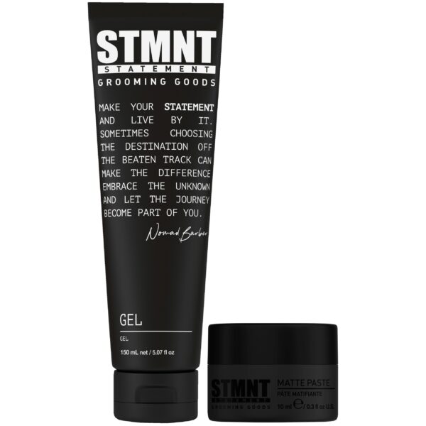 STMNT Matowa Pasta 10 ml + Matowy Żel 150 ml - zestaw do stylizacji dla mężczyzn