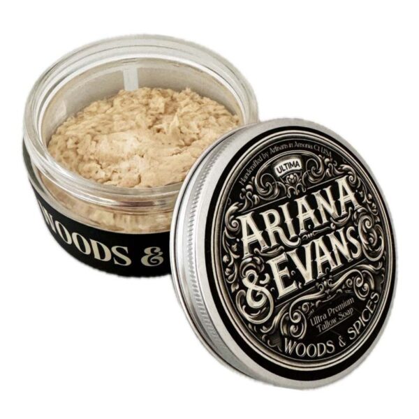 Ariana & Evans Woods & Spices mydło do golenia w tyglu 118ml
