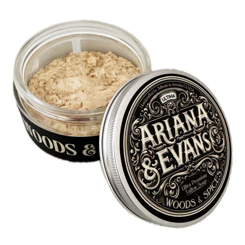 Ariana & Evans Woods & Spices mydło do golenia w tyglu 118ml