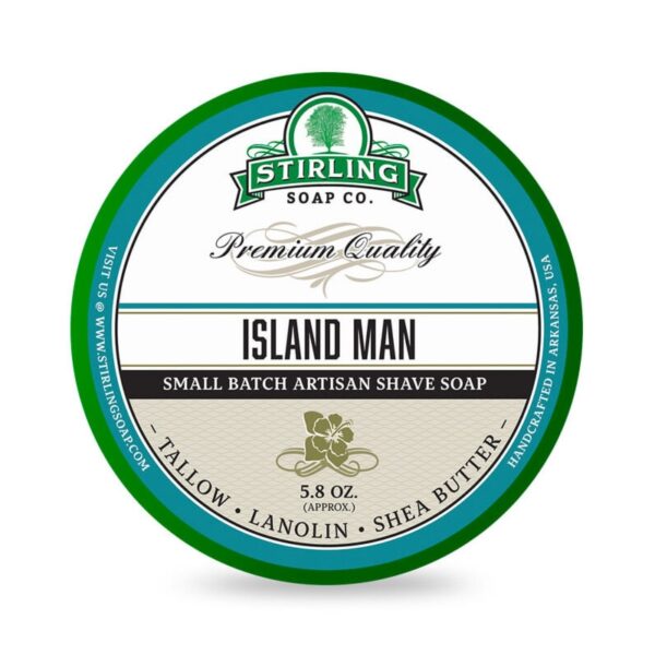 Stirling Island Man mydło do golenia w tyglu 170ml
