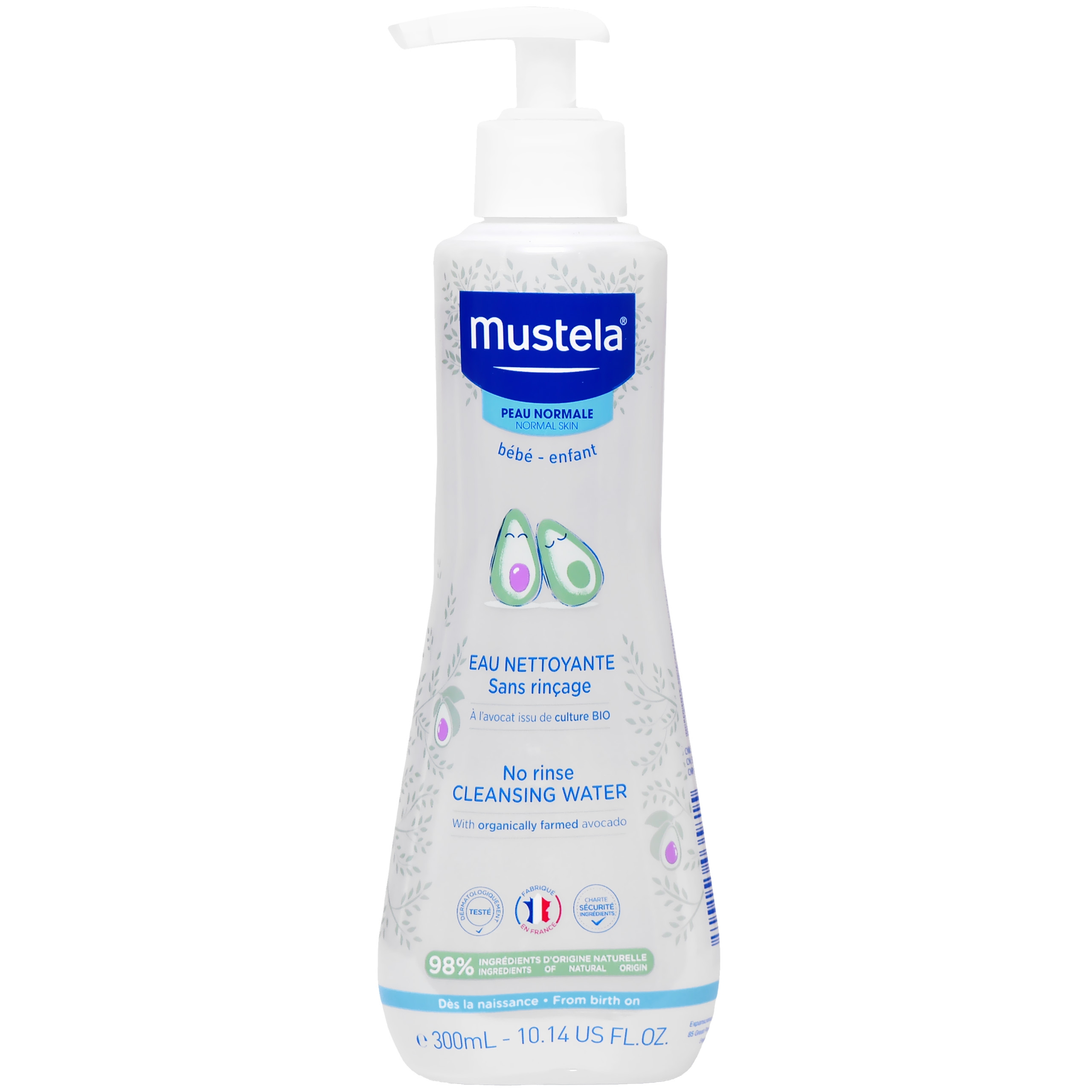 Mustela No Rinse Cleansing Water - woda oczyszczająca bez spłukiwania dla dzieci, 300ml