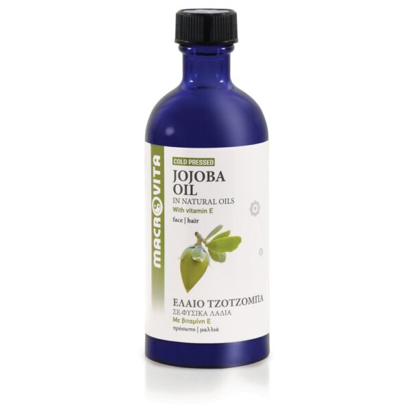 Macrovita Olejek Jojoba w naturalnych olejach tłoczony na zimno z witaminą E 100ml
