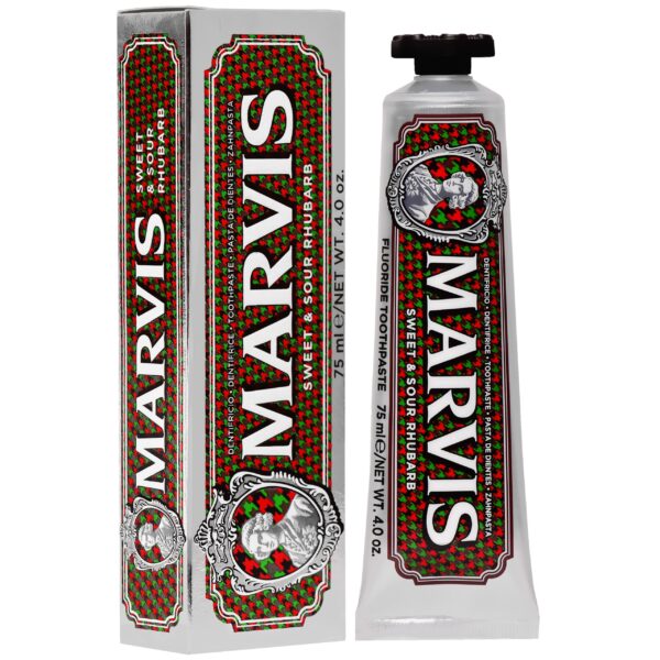 Marvis Sweet & Sour Rhubarb - pasta do zębów, rabarbar, mięta i mentol, 75ml